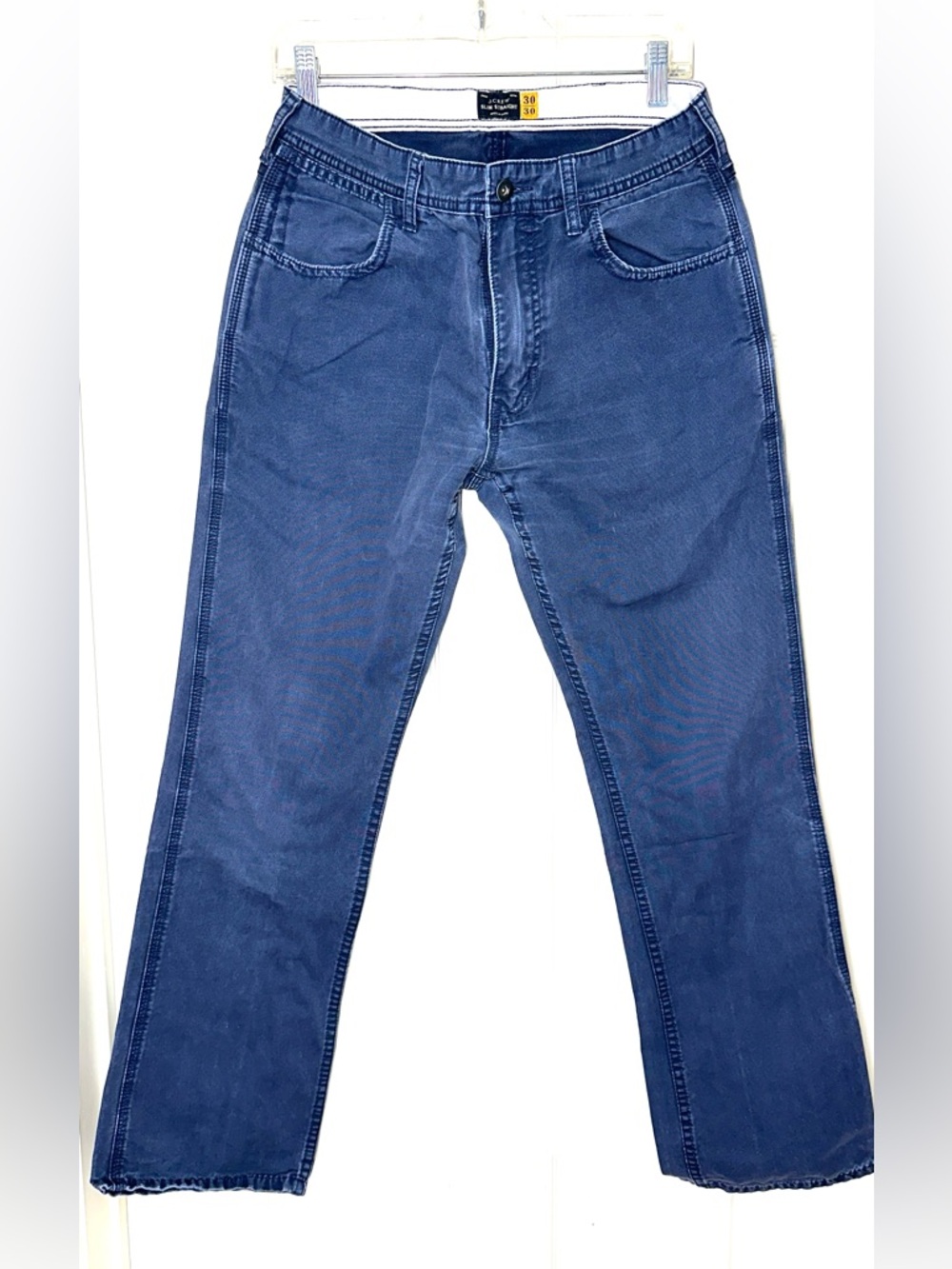 J. Crew Men's Straight Leg Pants in Deep Blue